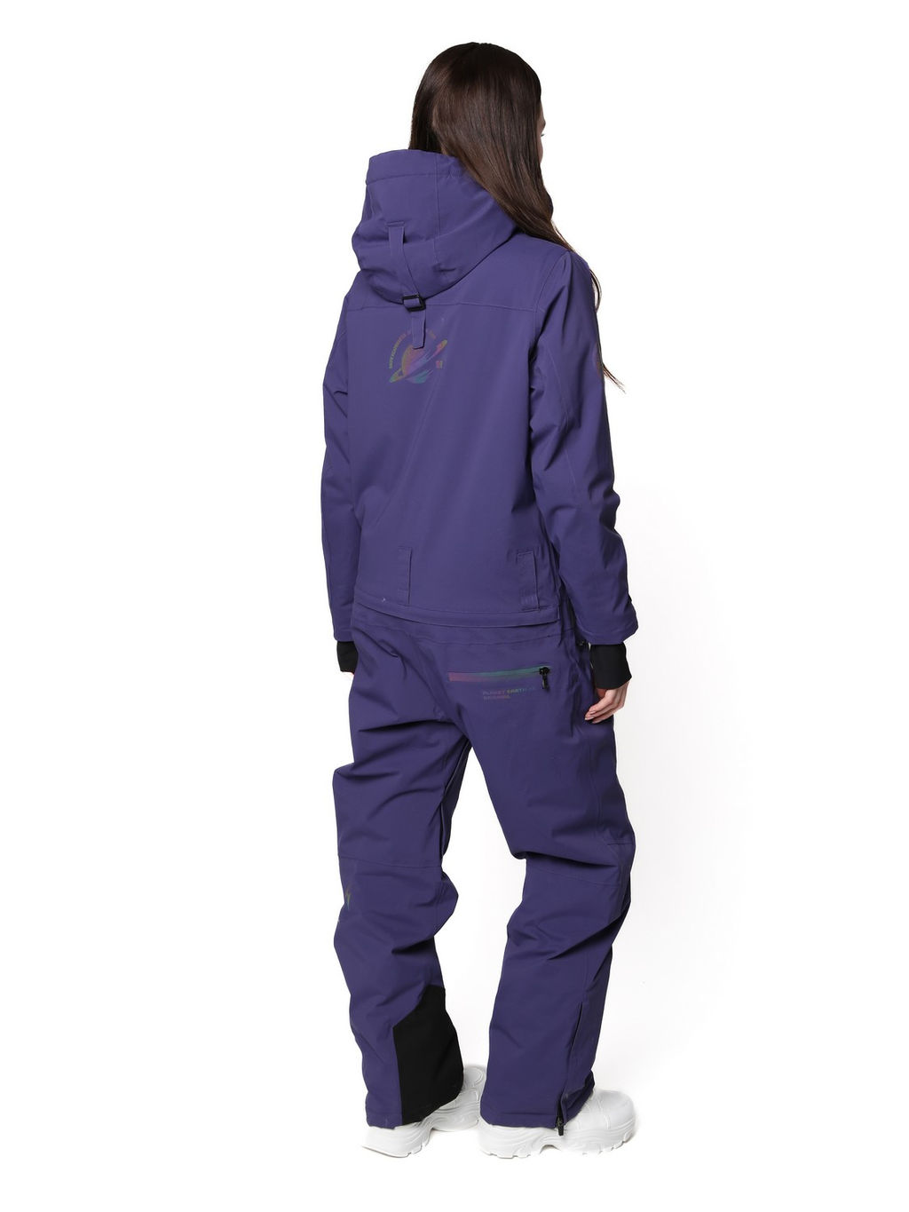 Комбинезон BB-0296 Синий - Snow headquarter фото 3