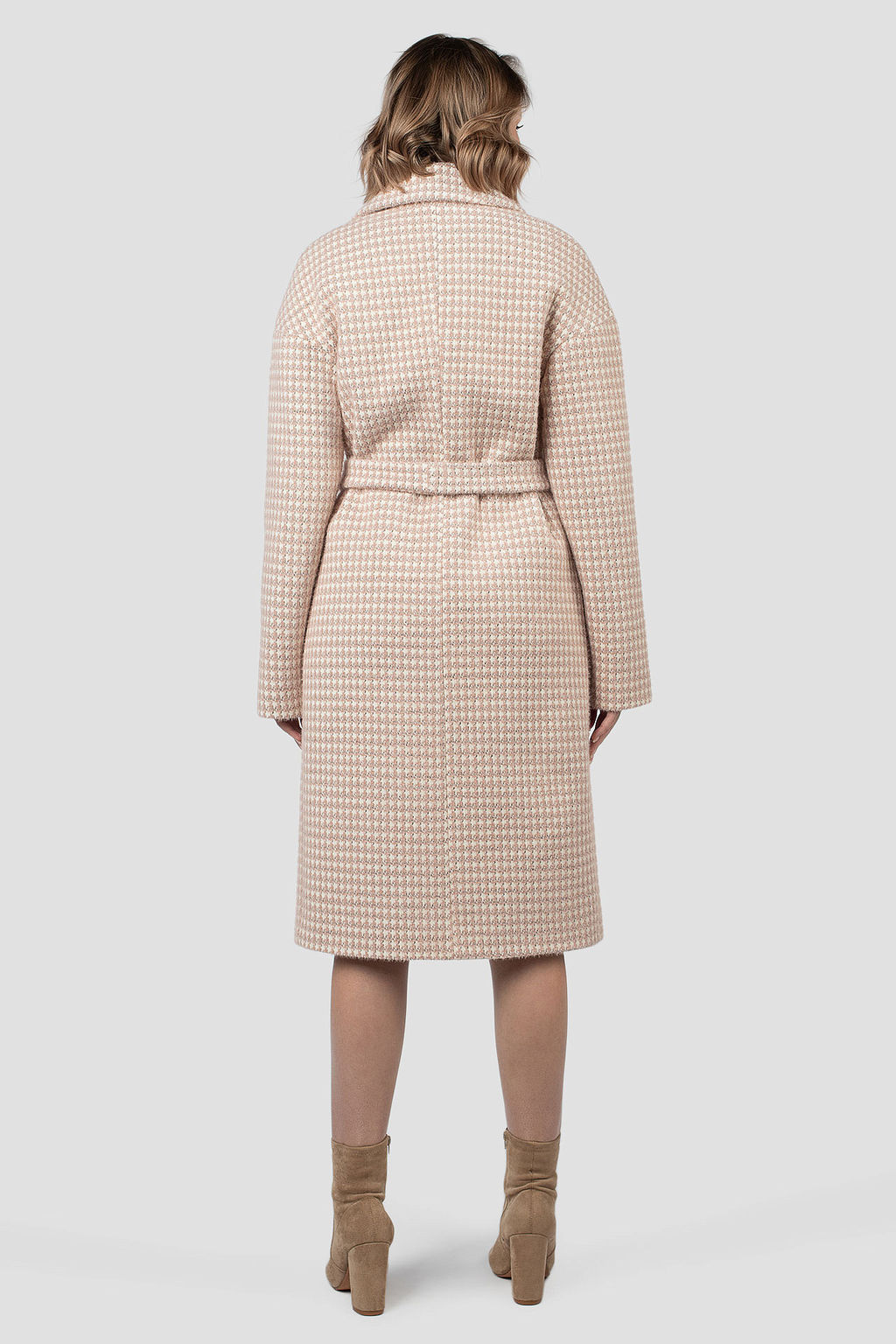 01-12117 Пальто женское демисезонное (пояс) - El podio фото 5