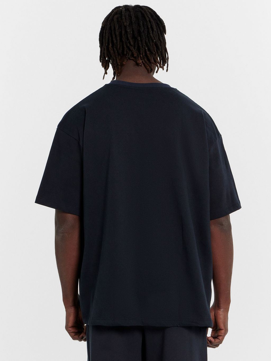 Футболка мужская оверсайз синяя неви 111937 - Mark formelle фото 4