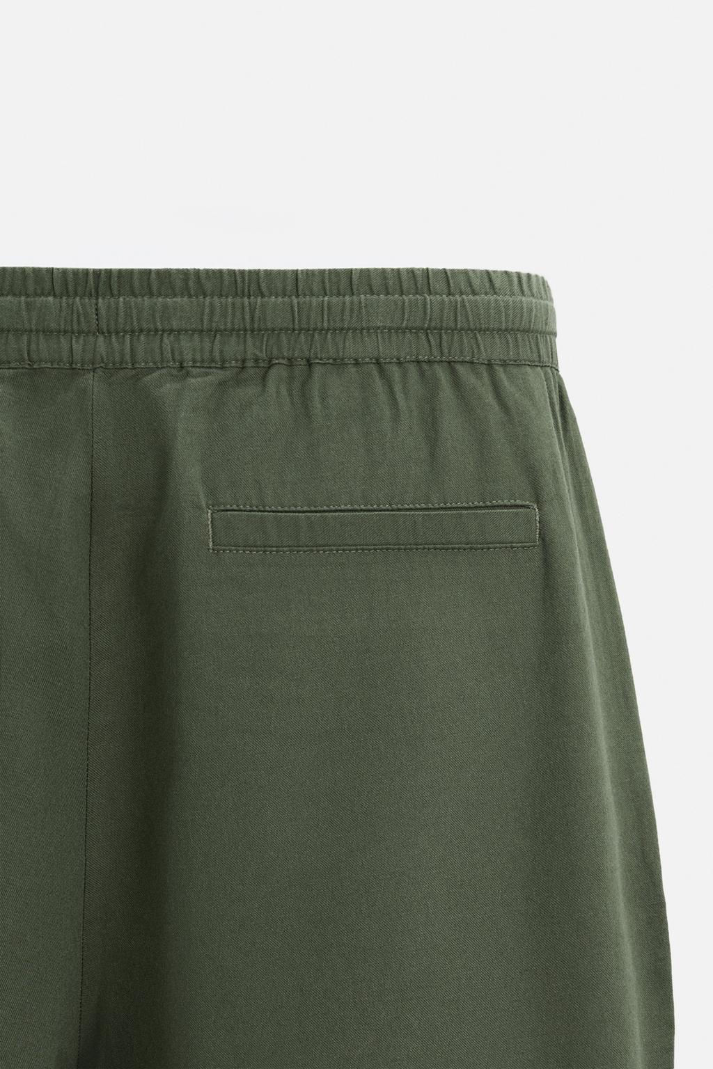 RELAXED FIT JOGGER WAIST TROUSERS - Zara фото 40