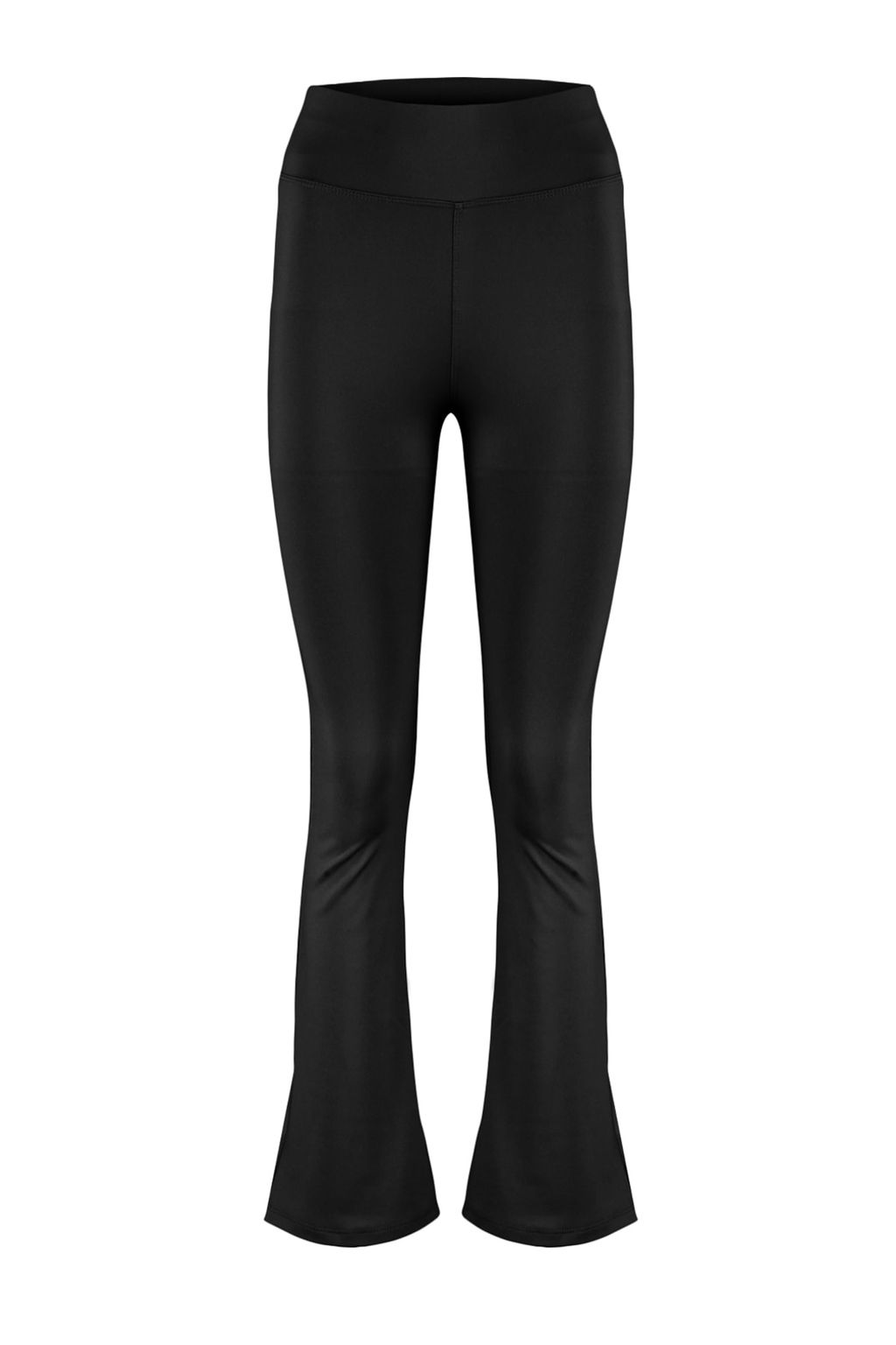 TRENDYOLMILLA Siyah Toparlay?c? Ispanyol Paca Yoga Orme Spor Tayt TWOAW23TA00018 фото 10