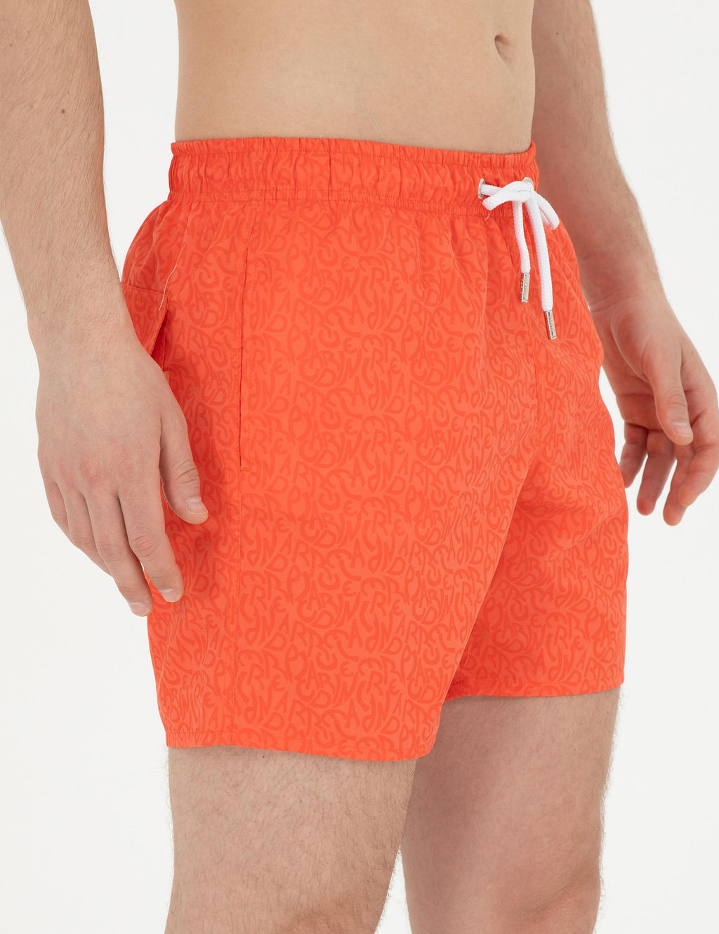 Пляжные шорты Pierre Cardin оранжевые
