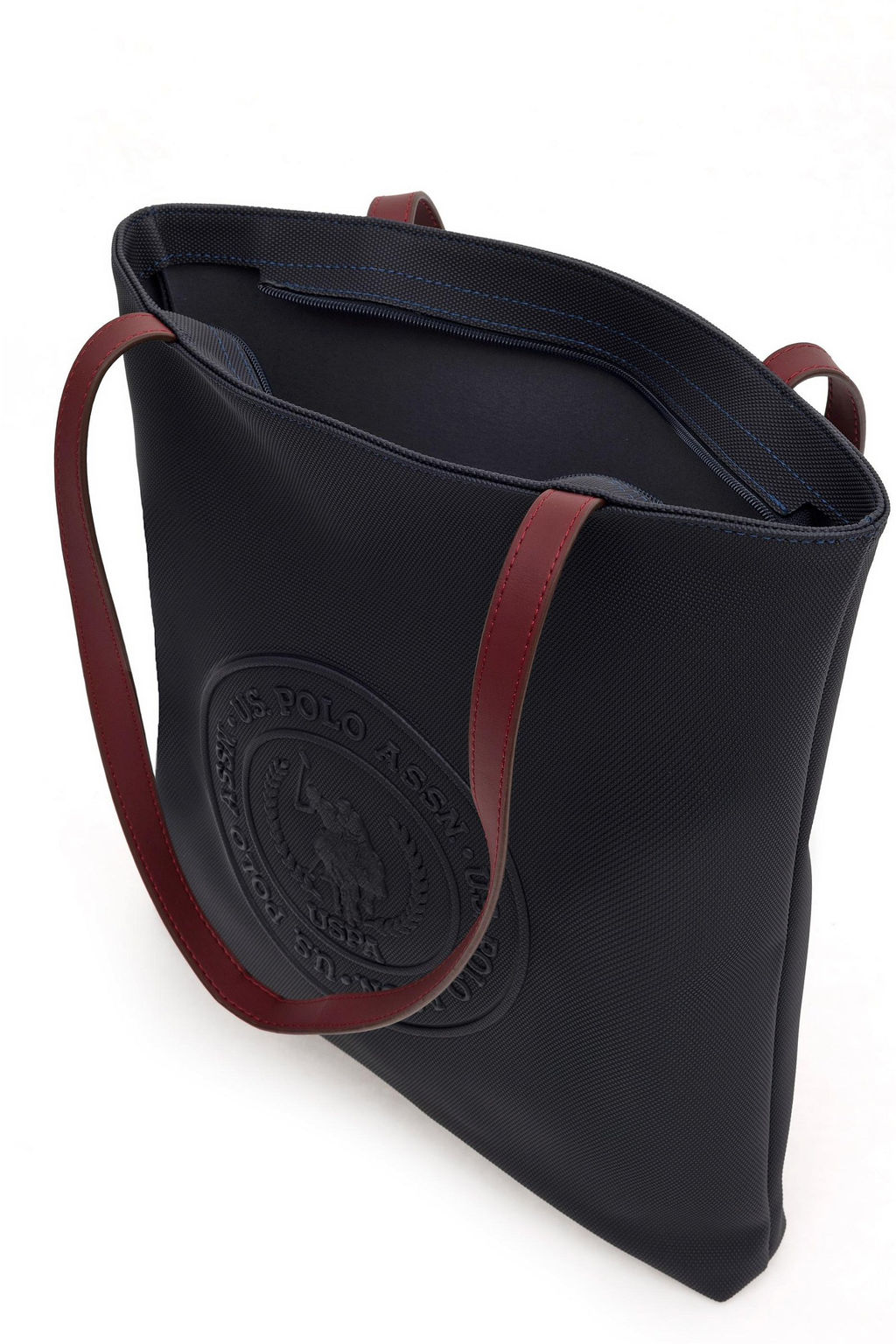 Женская темно-синяя сумка через плечо - U.s. polo assn фото 6