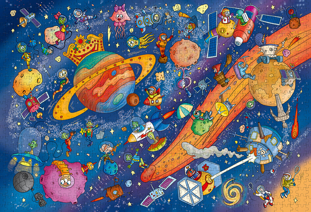 ФРЕЯ Пазл 1500 элемент. PZL-1500/33 Вселенная в ритме жизни