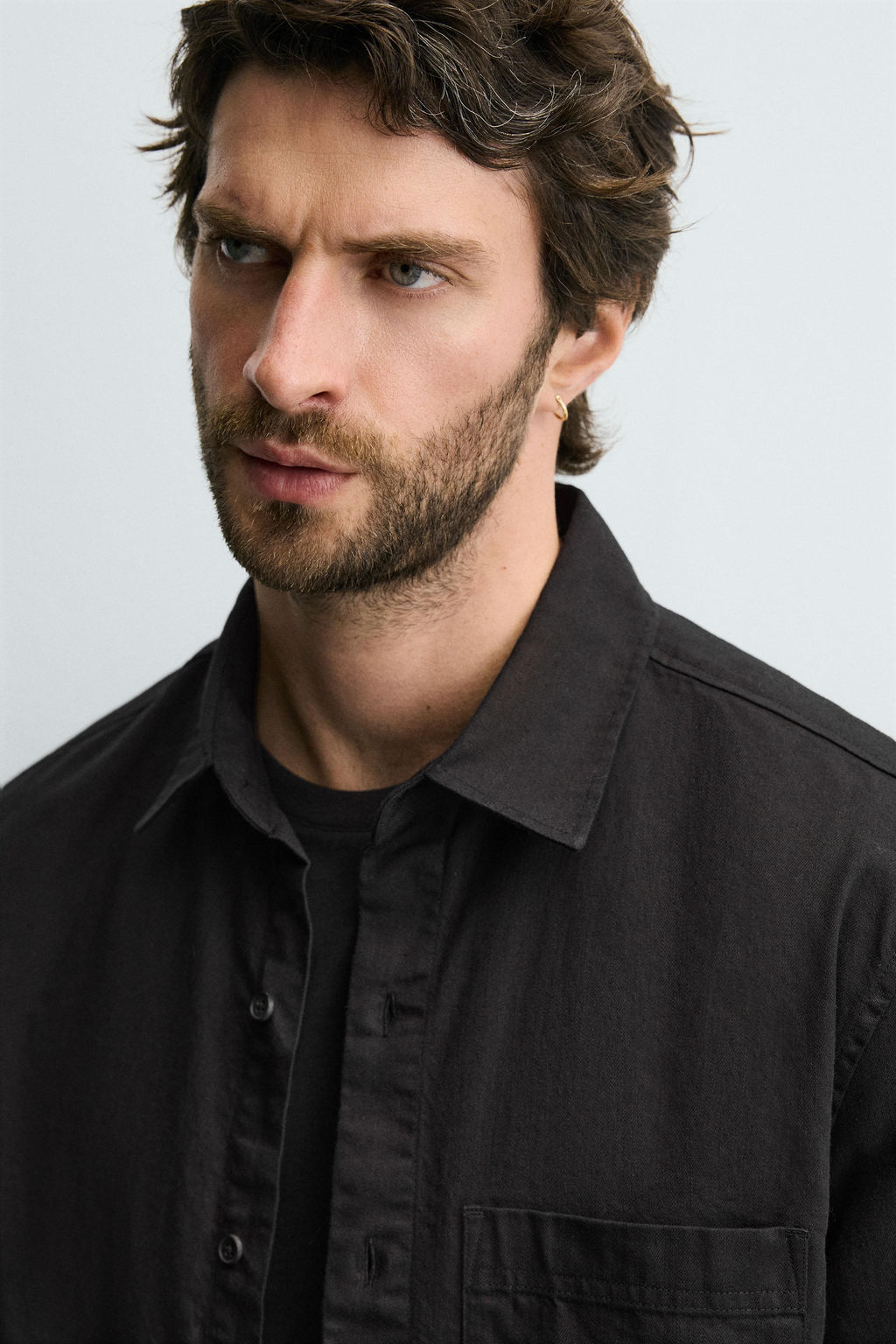 COTTON/LINEN SHIRT - Zara фото 6