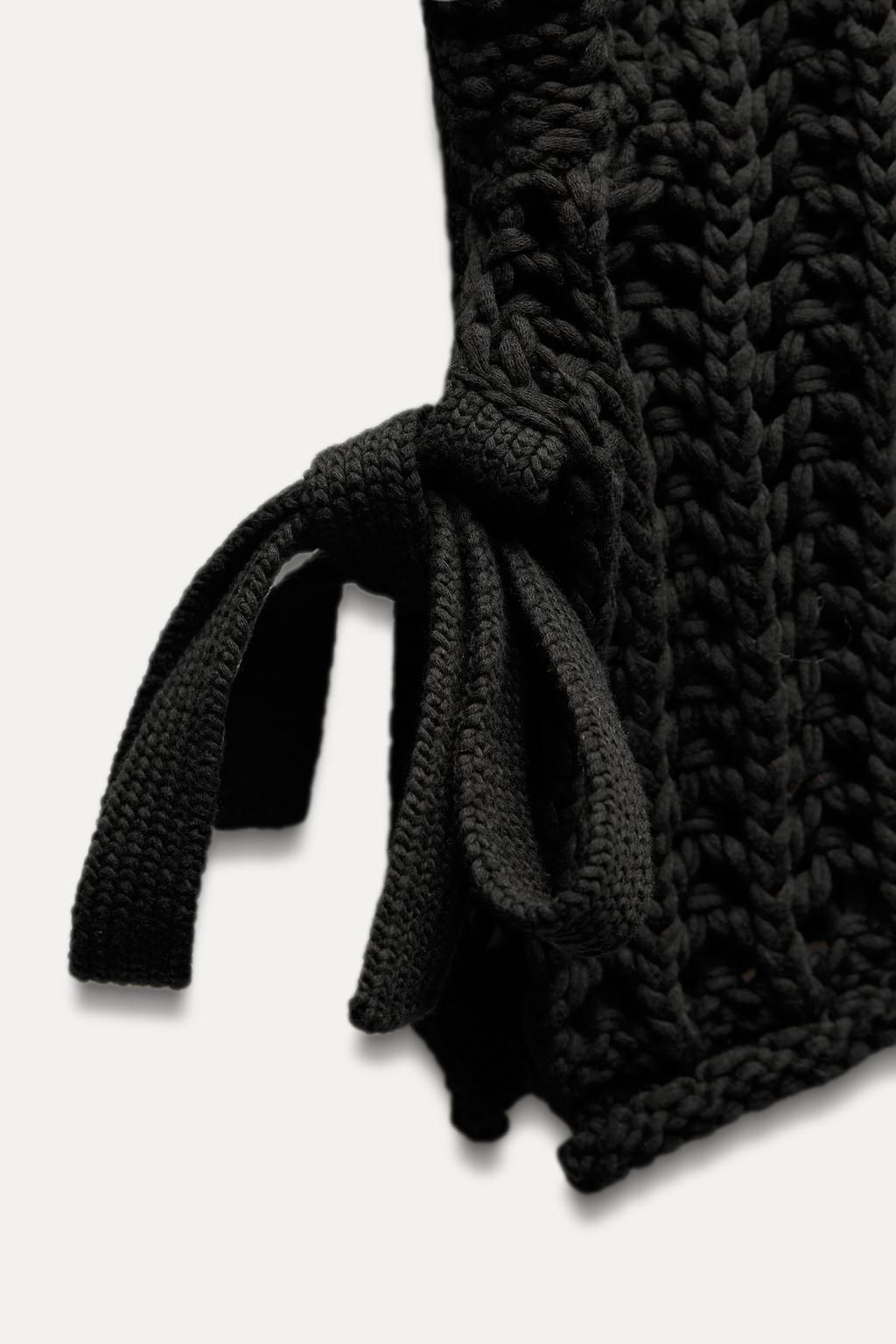 OPEN KNIT SWEATER - Zara фото 7