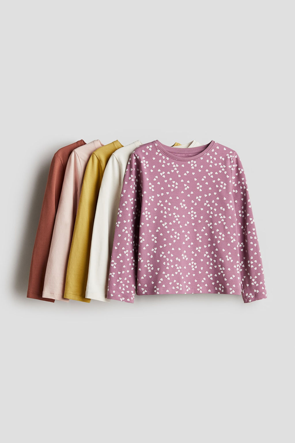 Pack de 5 camisetas de punto