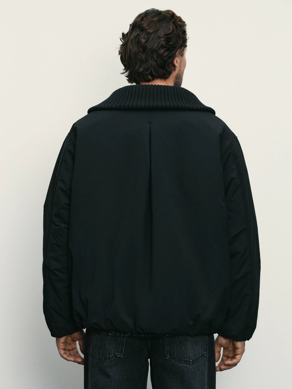 Куртка-бомбер утепленная с широким воротником / Zarina  фото 6