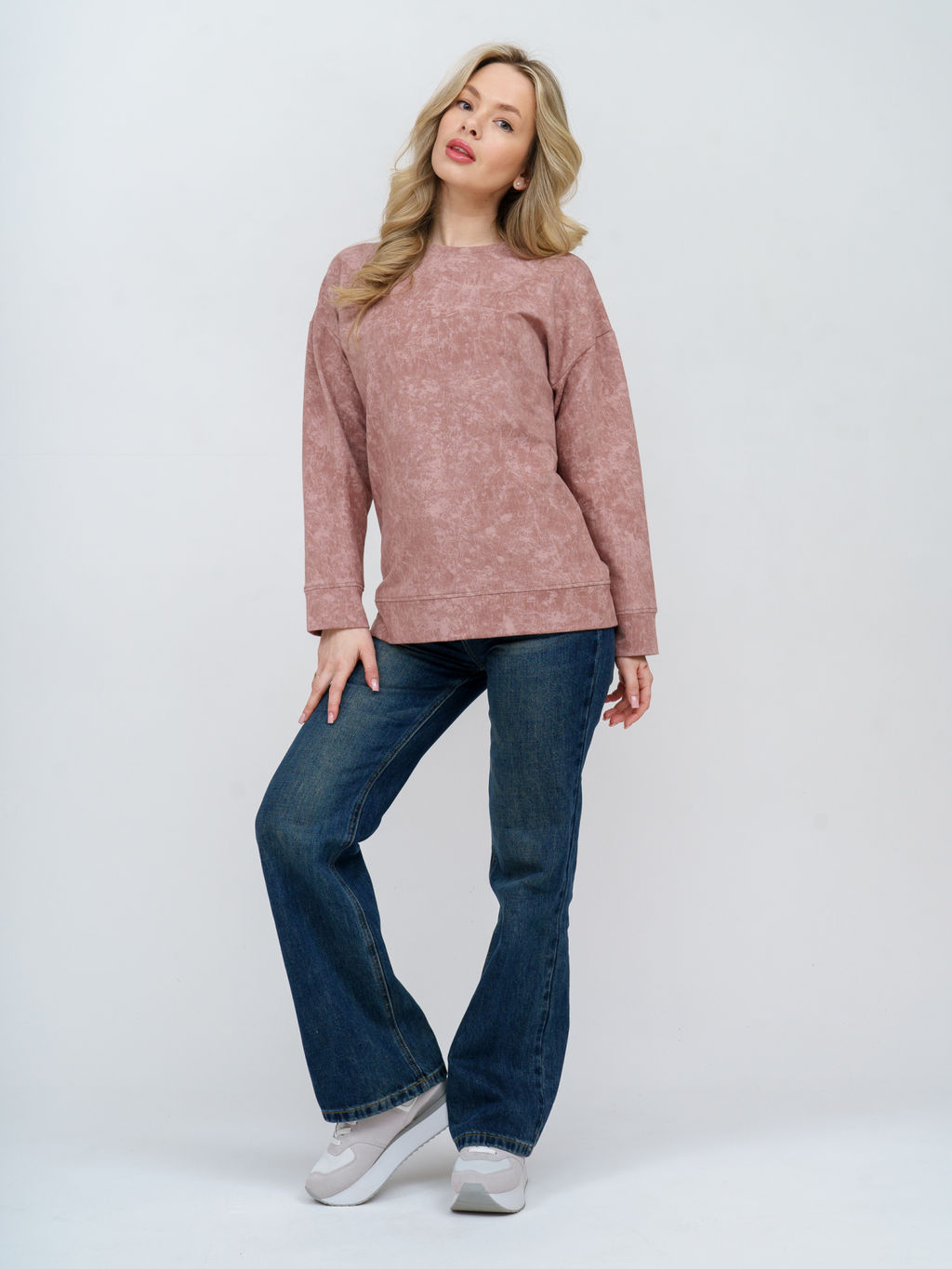 985 Свитшот винтаж из турецкого футера с лайкрой - Svetekst фото 25