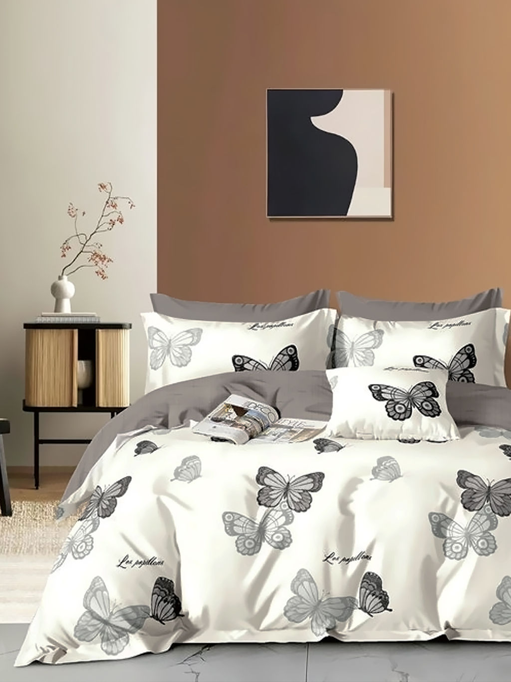 Постельное белье сатин элит на молнии - Гарпия Семейный (нав.70х70)