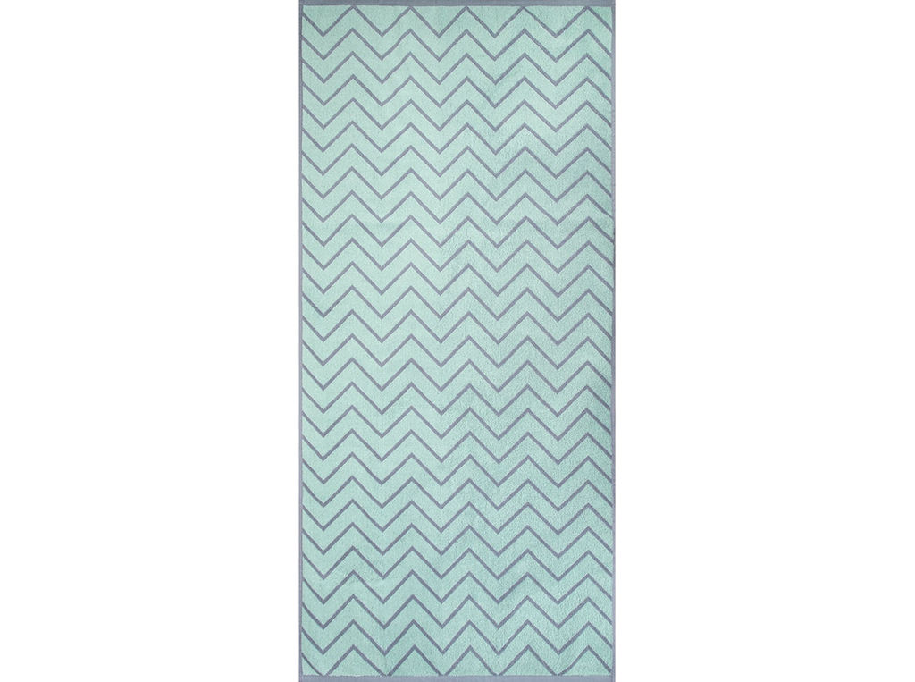 Полотенце махровое 6с102.411ж1 Зигзаг(мятный2) 67х150см