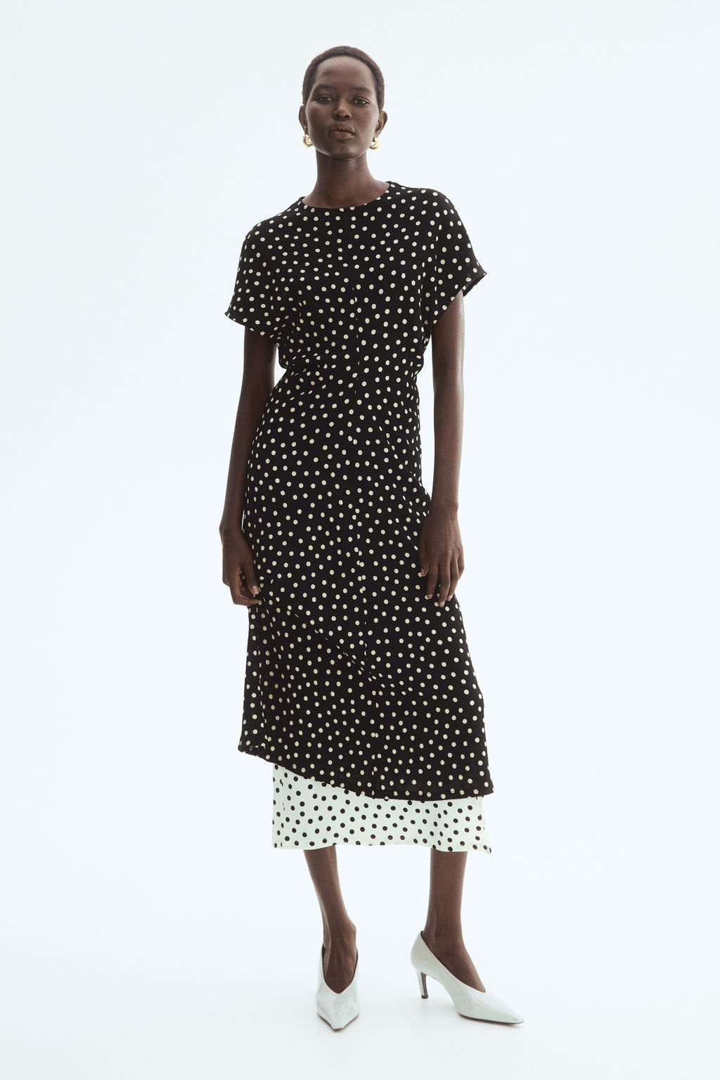 Vestido en punto con textura - H&m фото 7