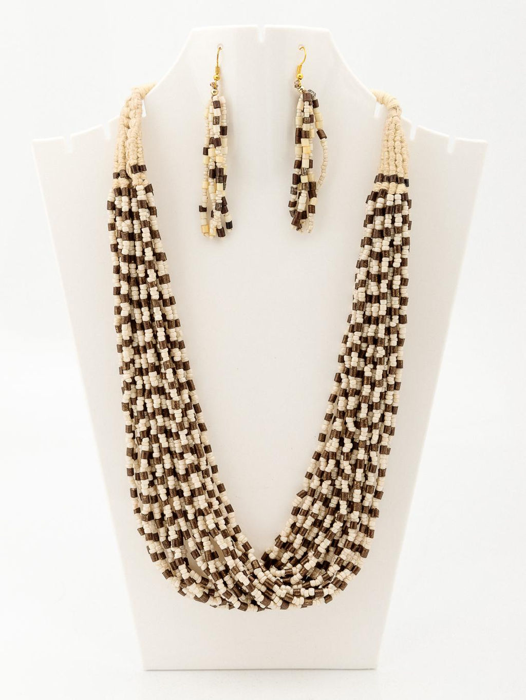 Украшение набор бусы и серьги (бисер) №0711/5/3