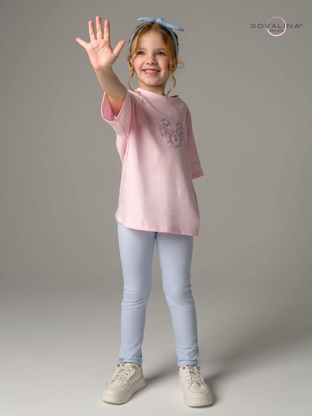 Костюм Мун розовый-голубой СЦ - Sovalina фото 10