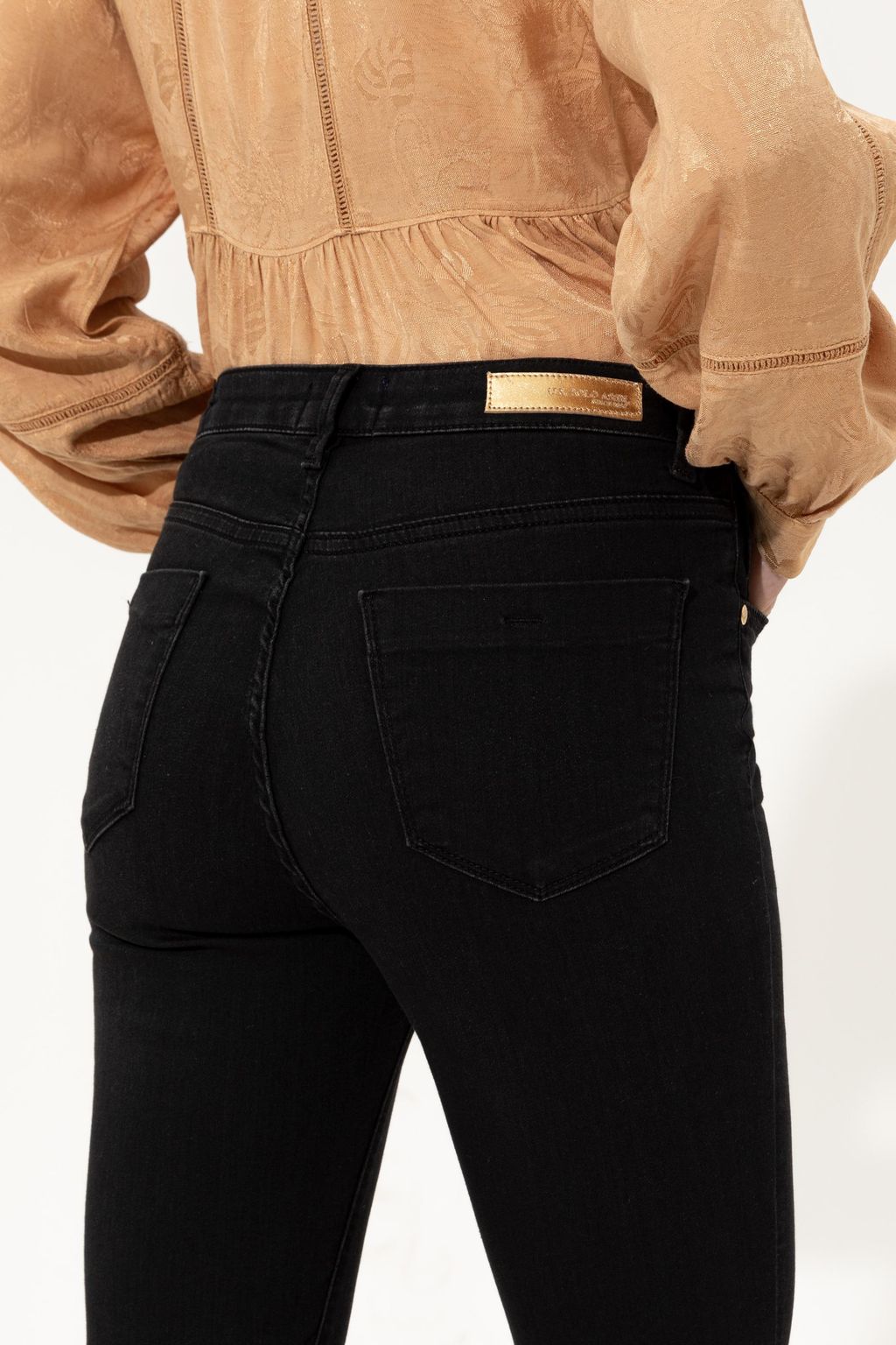 Женские черные джинсовые брюки - U.s. polo assn фото 7