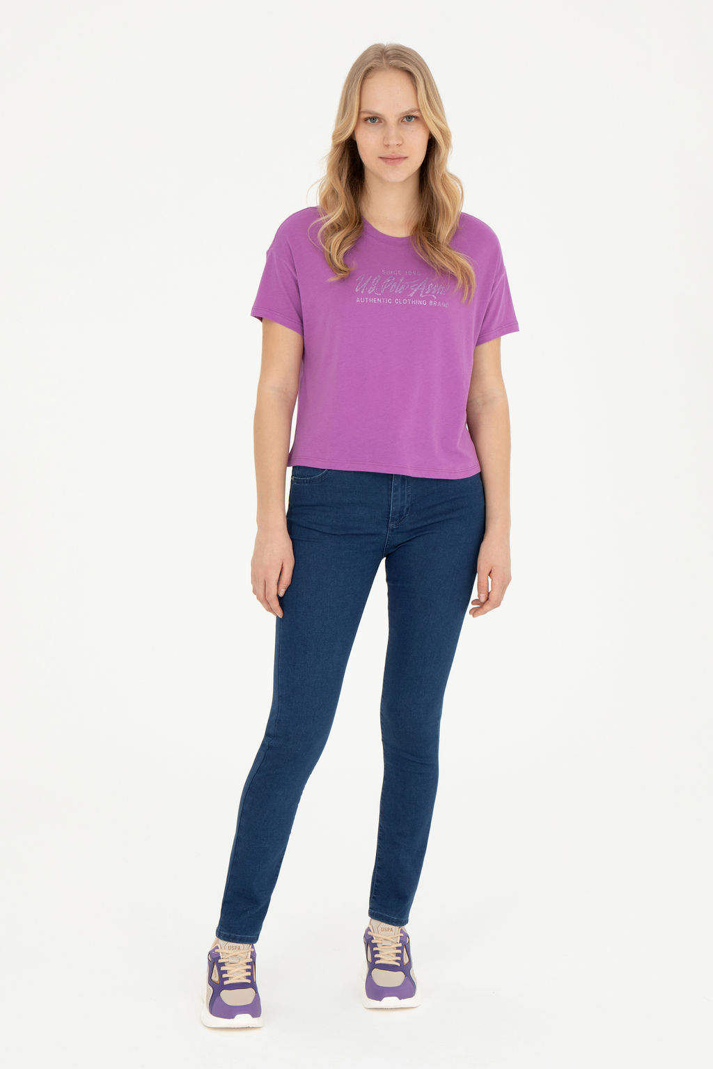 Женские синие джинсовые брюки - U.s. polo assn фото 3