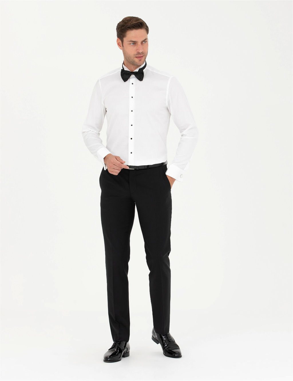 Beyaz Slim Fit Smokin G_mlek - Pierre cardin фото 4