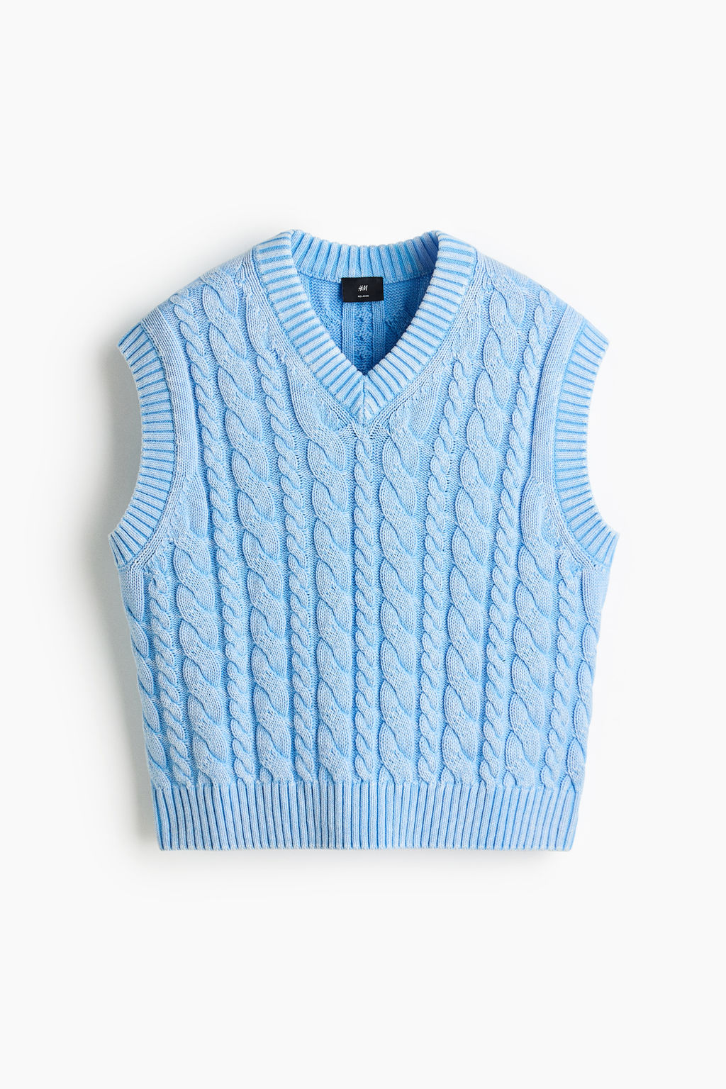 Su?ter sin mangas de algod?n Relaxed Fit - H&m фото 2