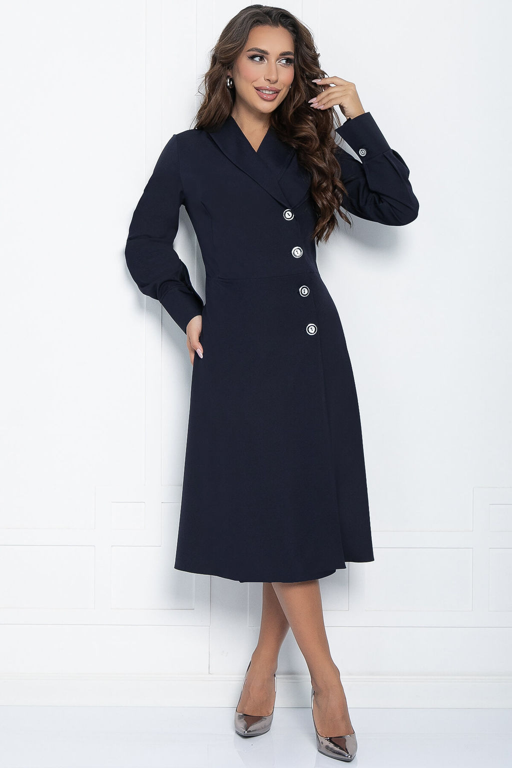 Платье Соломия (синее) П10902 - Lt collection фото 8