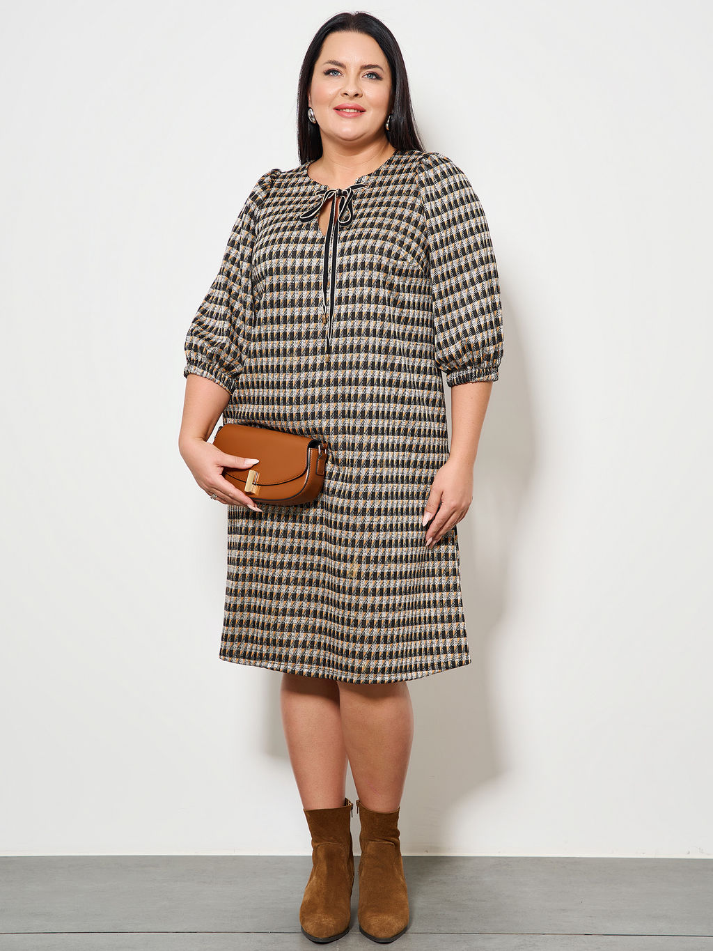 Платье 0218-2 чёрный кварц - Dora фото 93