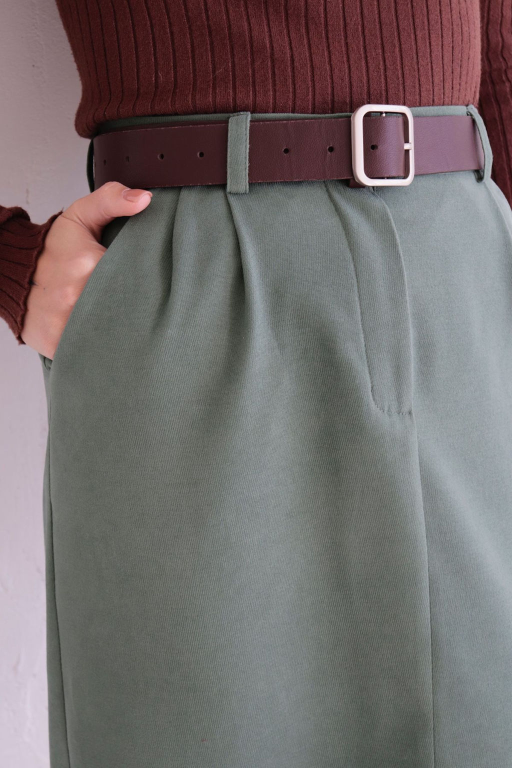 Юбка миди-макси с разрезом спереди - Martichelli фото 34