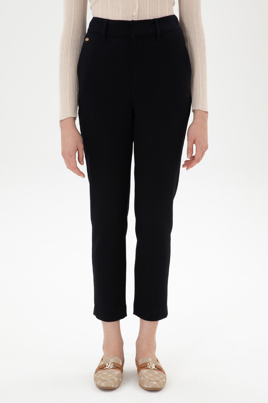 Kad_n Lacivert Kanvas Pantolon Sepette S_rpriz _ndirim - U.s. polo assn фото 2