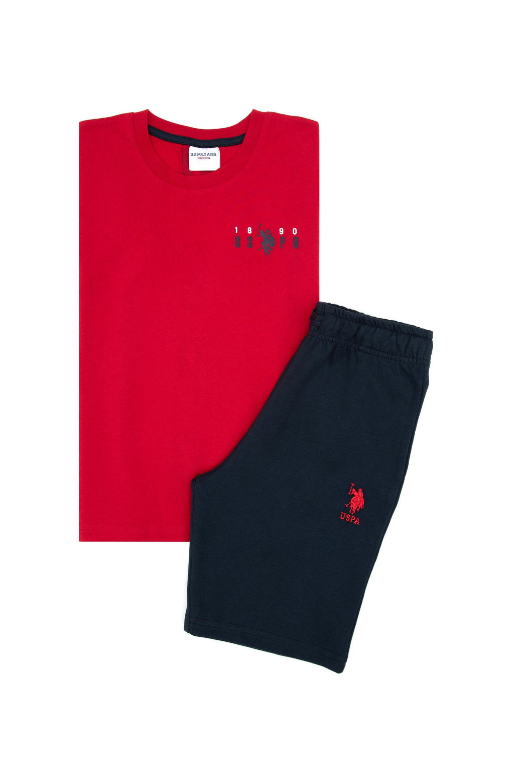 Erkek _ocuk K_rm_z_ Pijama Tak_m_ Sepette S_rpriz _ndirim