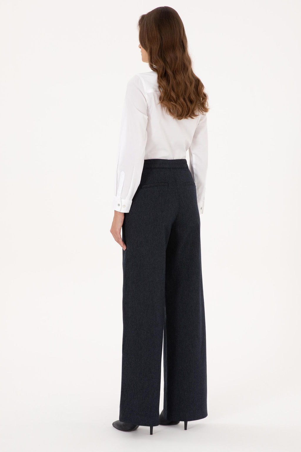 Kad_n Lacivert Kanvas Pantolon - U.s. polo assn фото 4