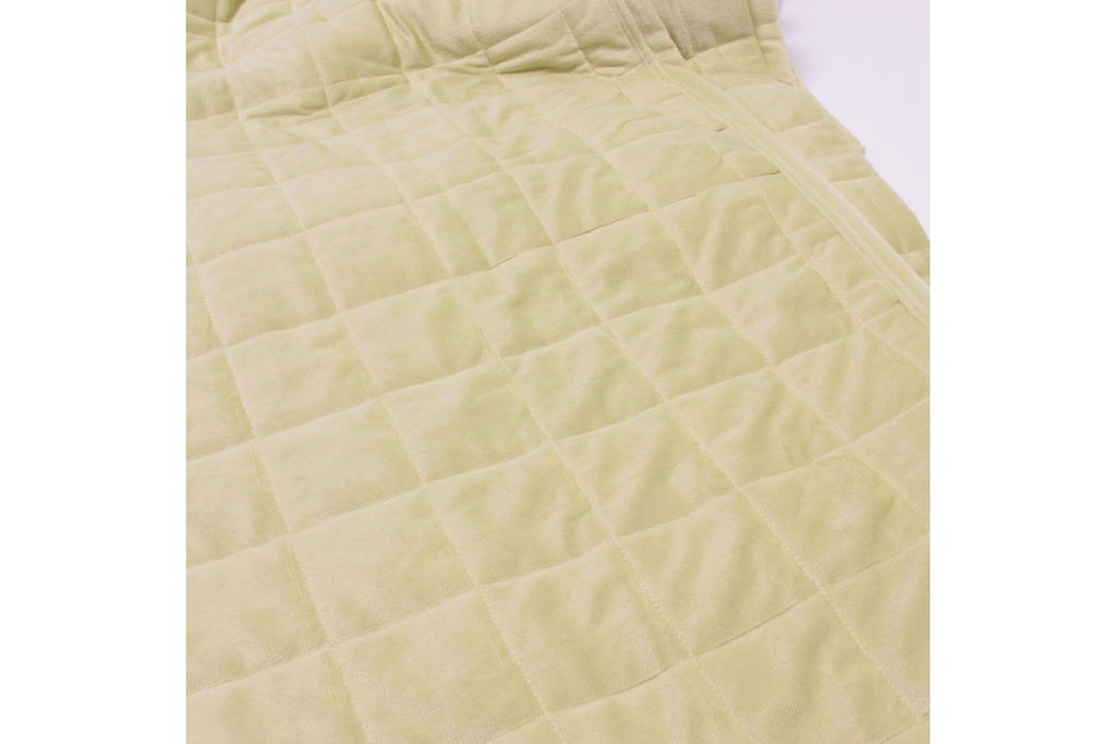 Покрывало стеганое велюр Клетка Тон-15 В-070В