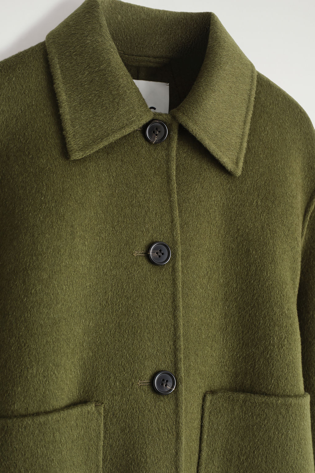 CHAQUETA CORTA BOXY LANA DOBLE FAZ - H&m фото 2