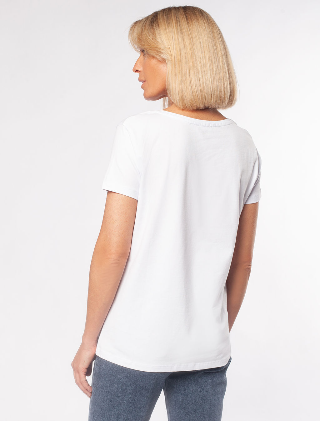 VILATTE / Футболка с фактурным авторским принтом фото 3