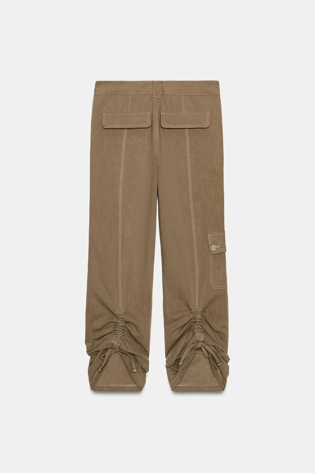 FLOWING GATHERED TROUSERS - Zara фото 15