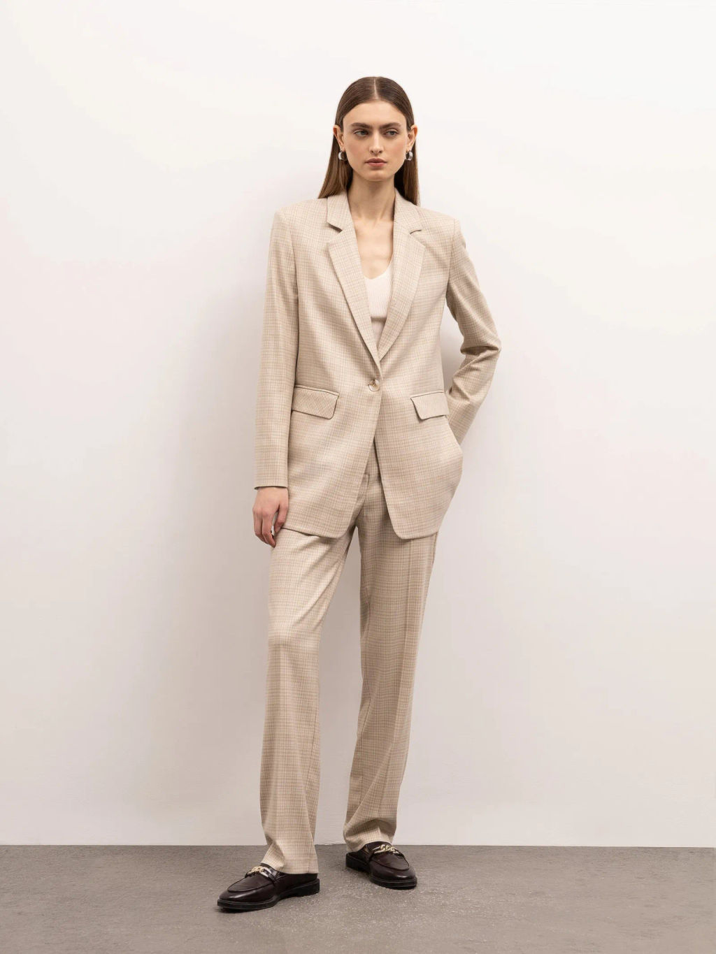 Жакет в клетку - Emka фото 2