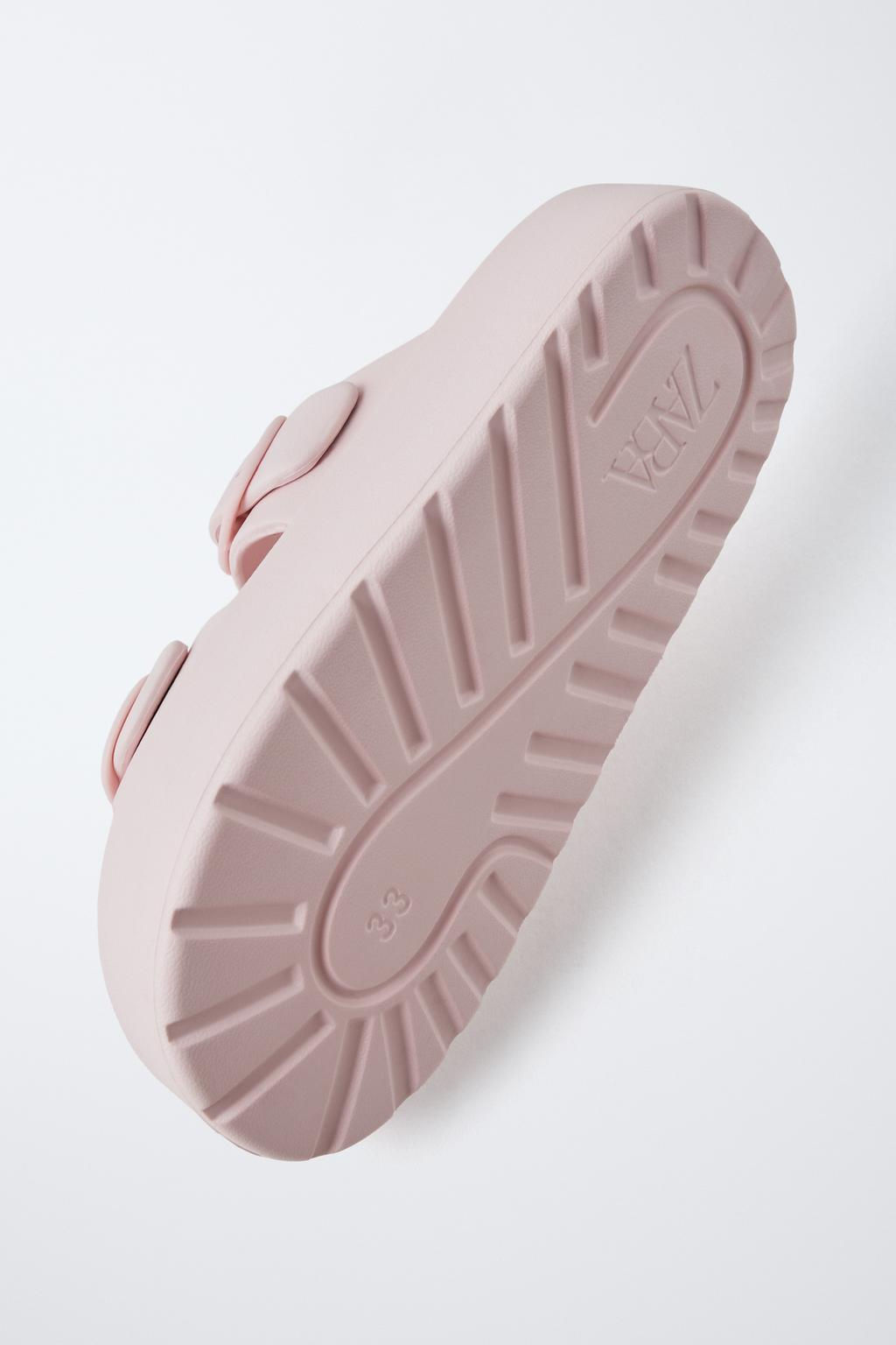 PLATFORM BUCKLE POOL SLIDES - Zara фото 6