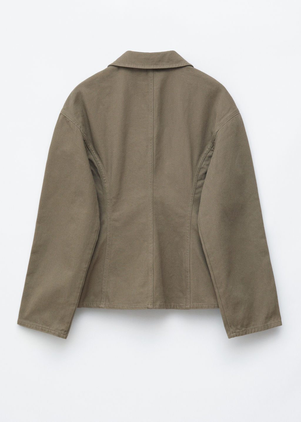 Chaqueta de algod?n de silueta entallada - H&m фото 8