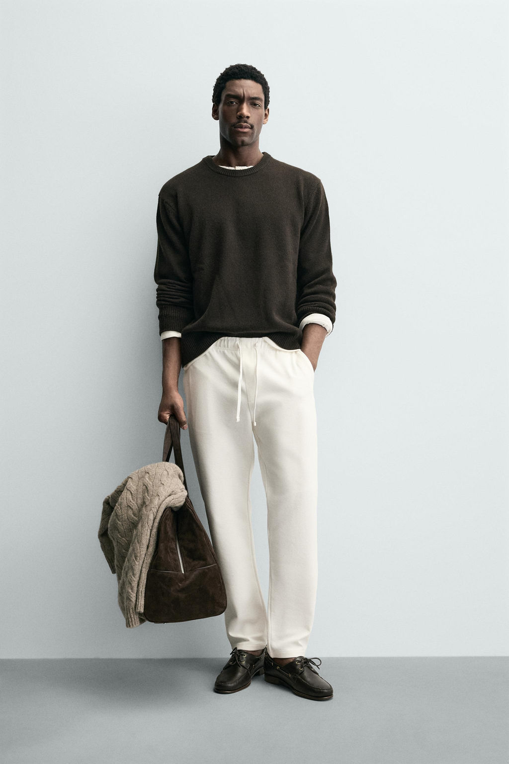 COMFORT JOGGER WAIST TROUSERS - Zara фото 10