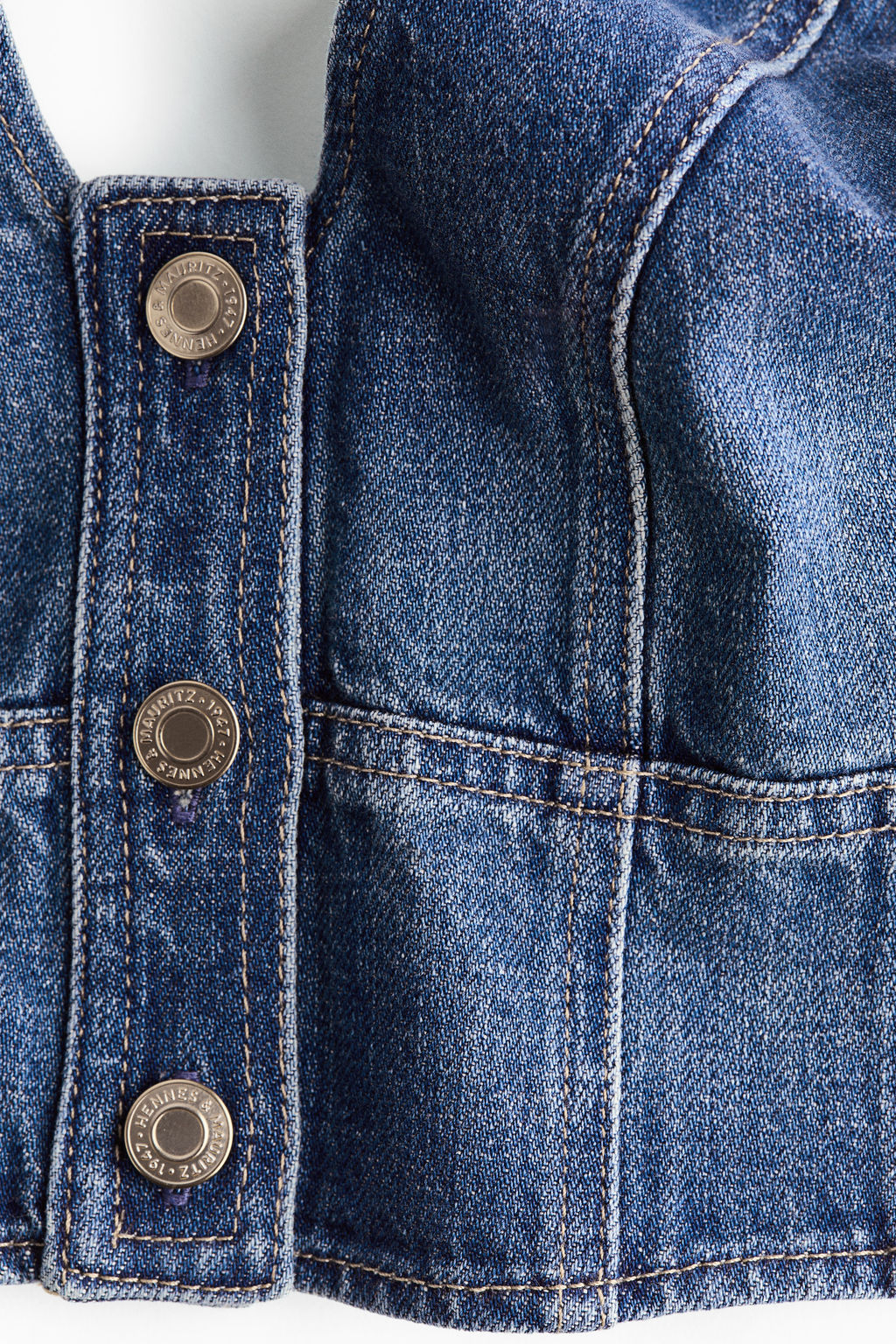 Crop top en denim - H&m фото 6