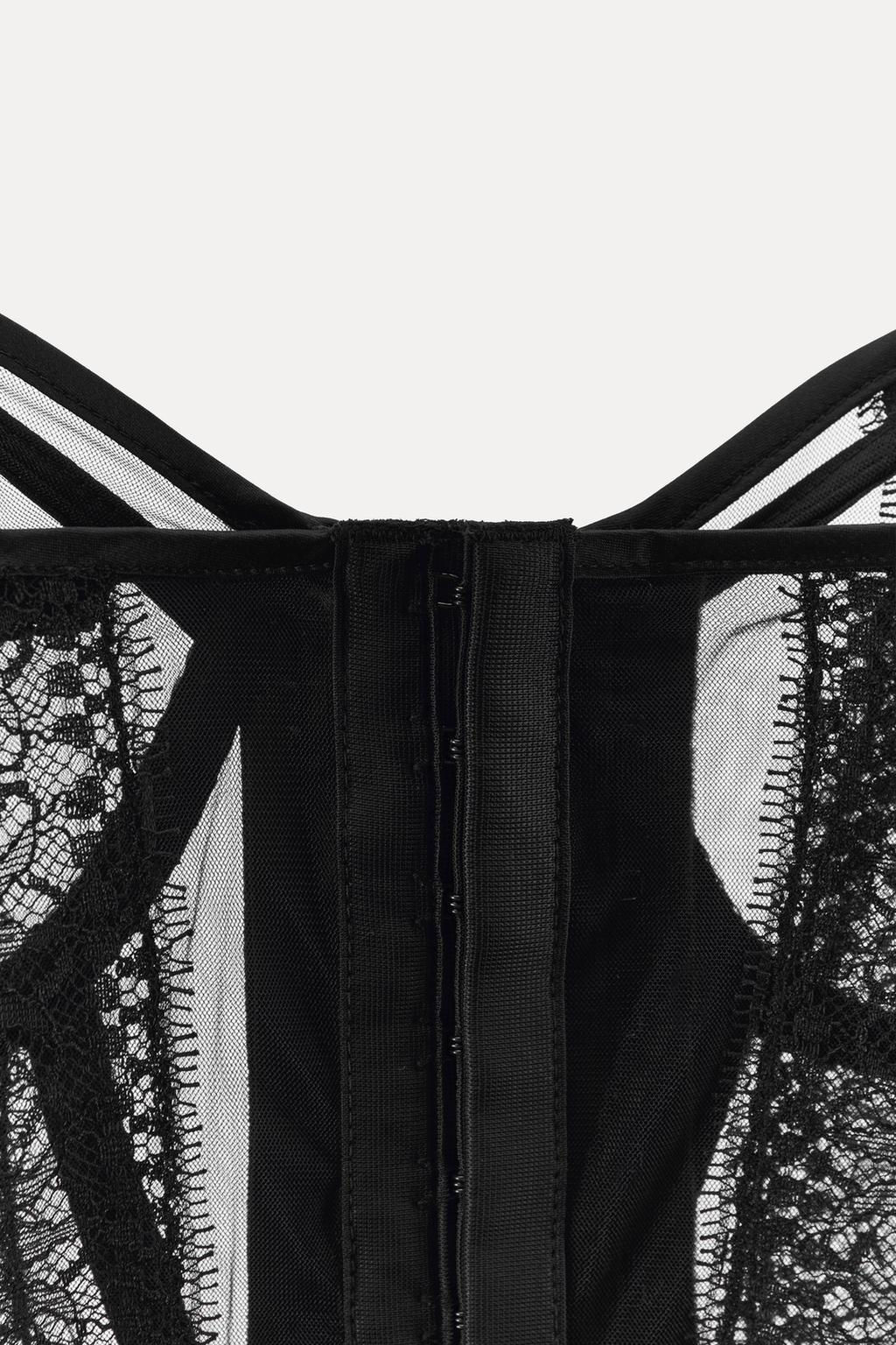 STRAPPY LACE CORSET - Zara фото 6
