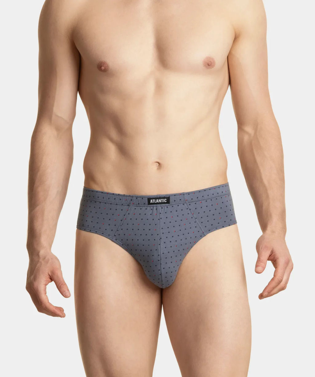 ATLANTIC 3MP-101/05 Трусы классика Print 1 - набор 3 шт. фото 2