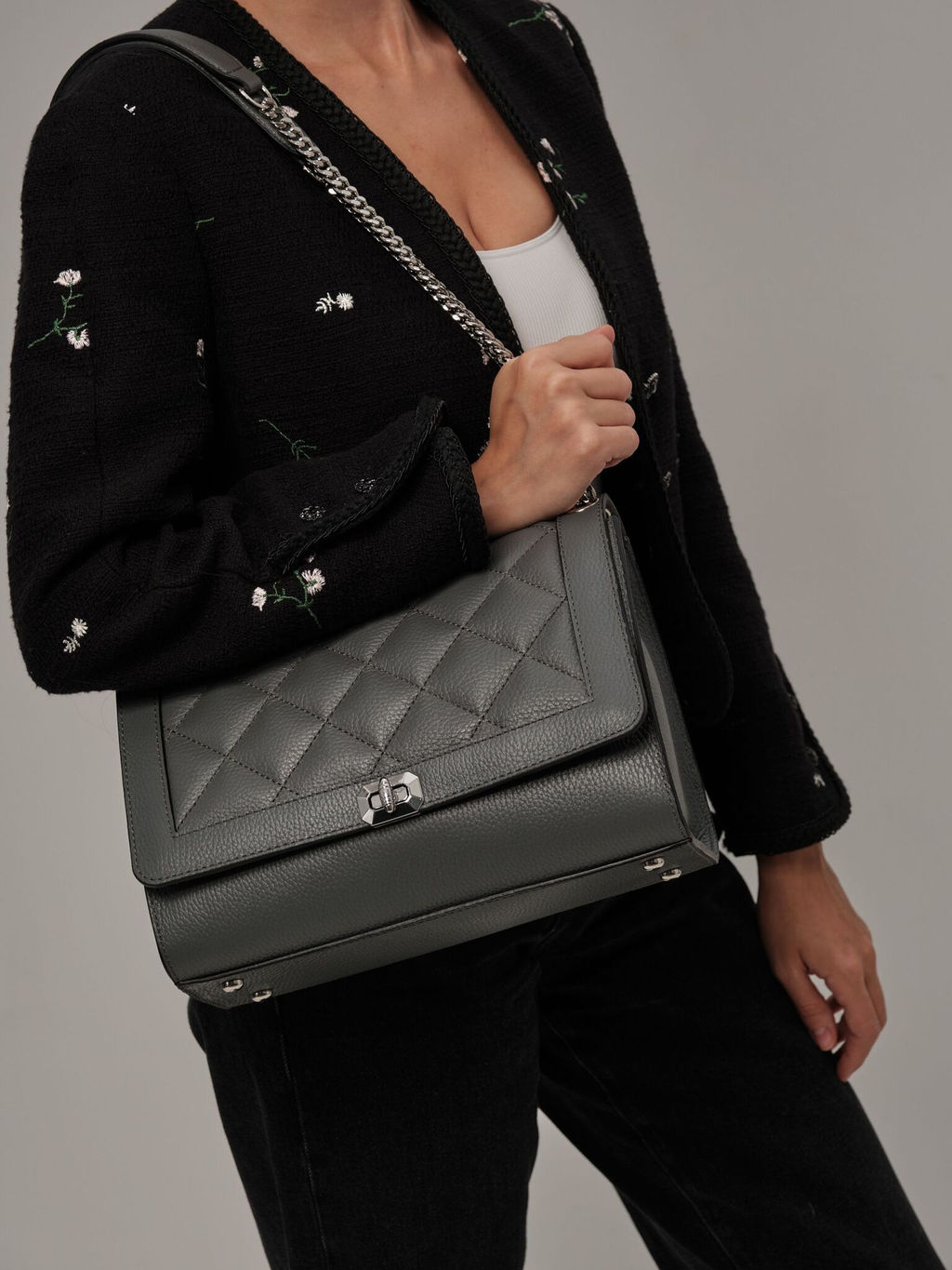 Сумка кожаная Azaro 30783 хромо