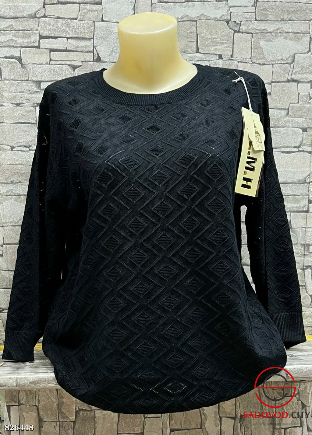 Свитер женский с 3/4 рукавом