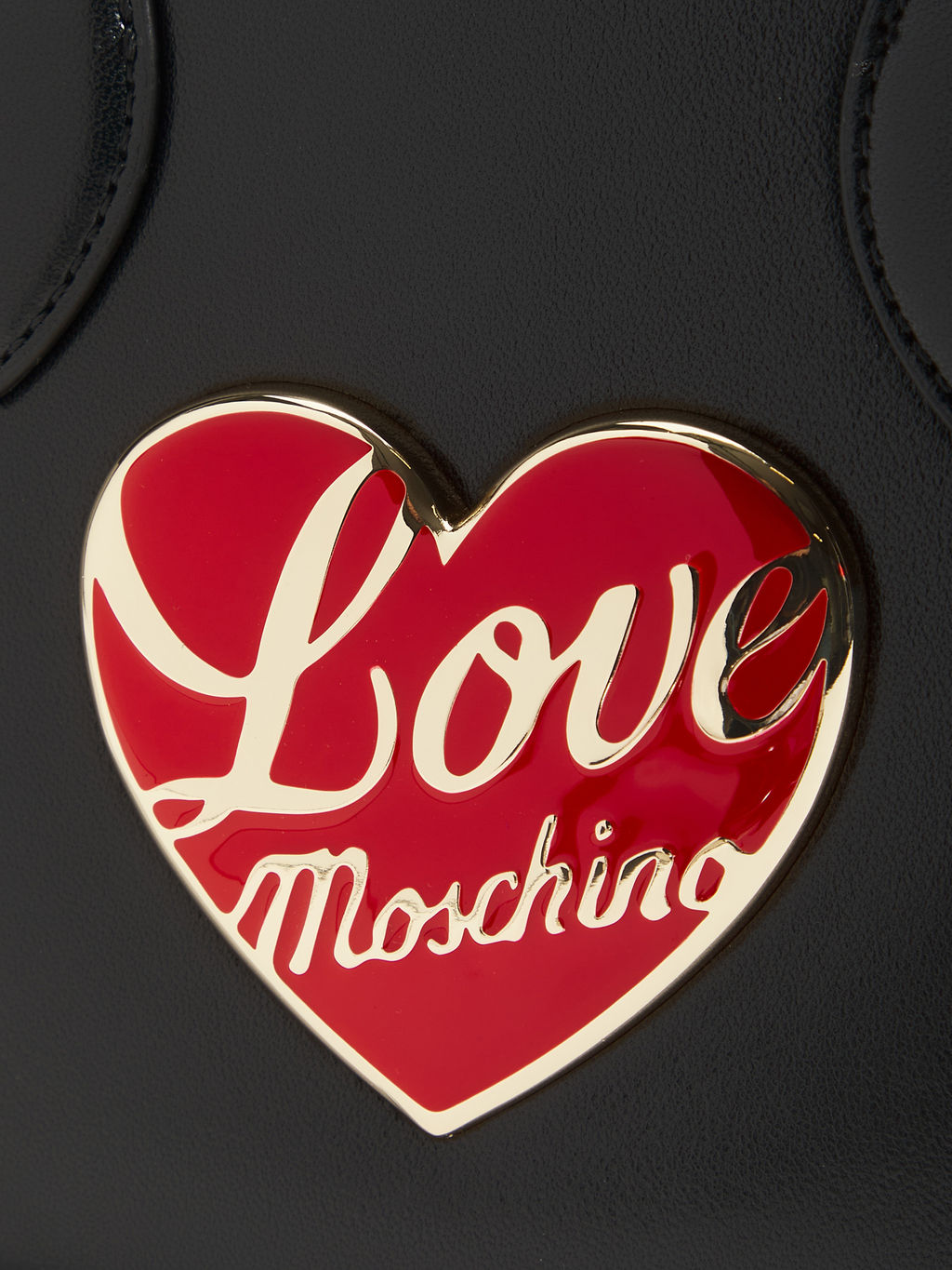 Женский тоут LOVE MOSCHINO LOVE HEART Артикул 4561195, черный  фото 2