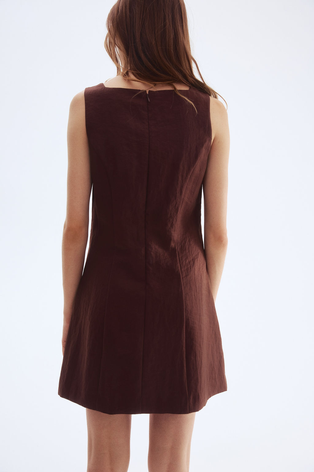 Vestido de sarga con escote cuadrado - H&m фото 8