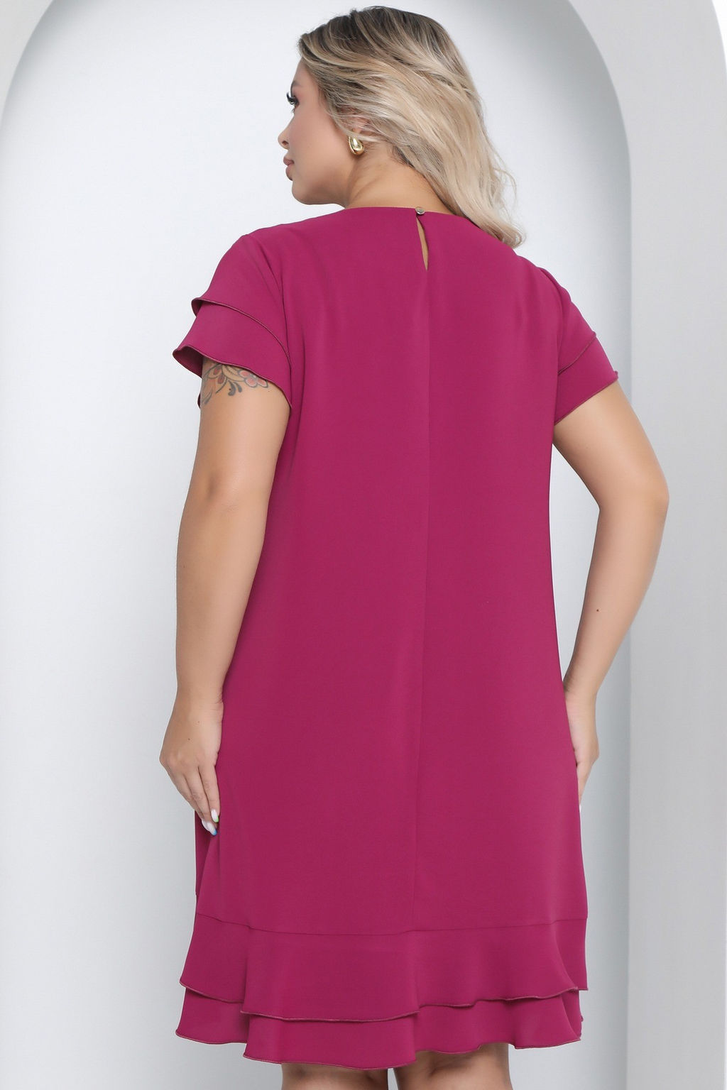 Платье П-2201/9 Цвет:фуксия - Леди агата фото 6