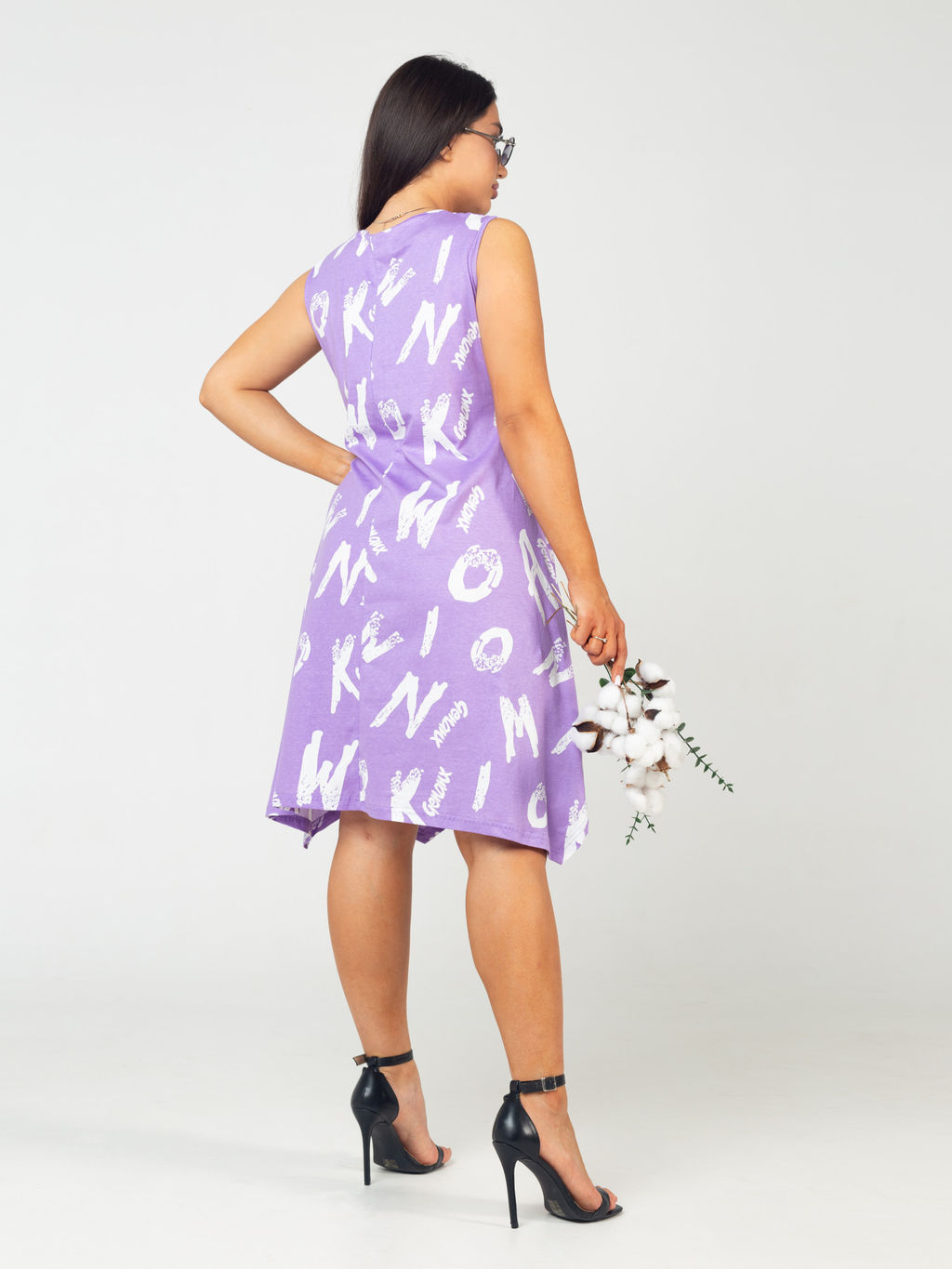 Сарафан женский кулирка ДАРИНА СИРЕНЬ - Domtrik фото 3