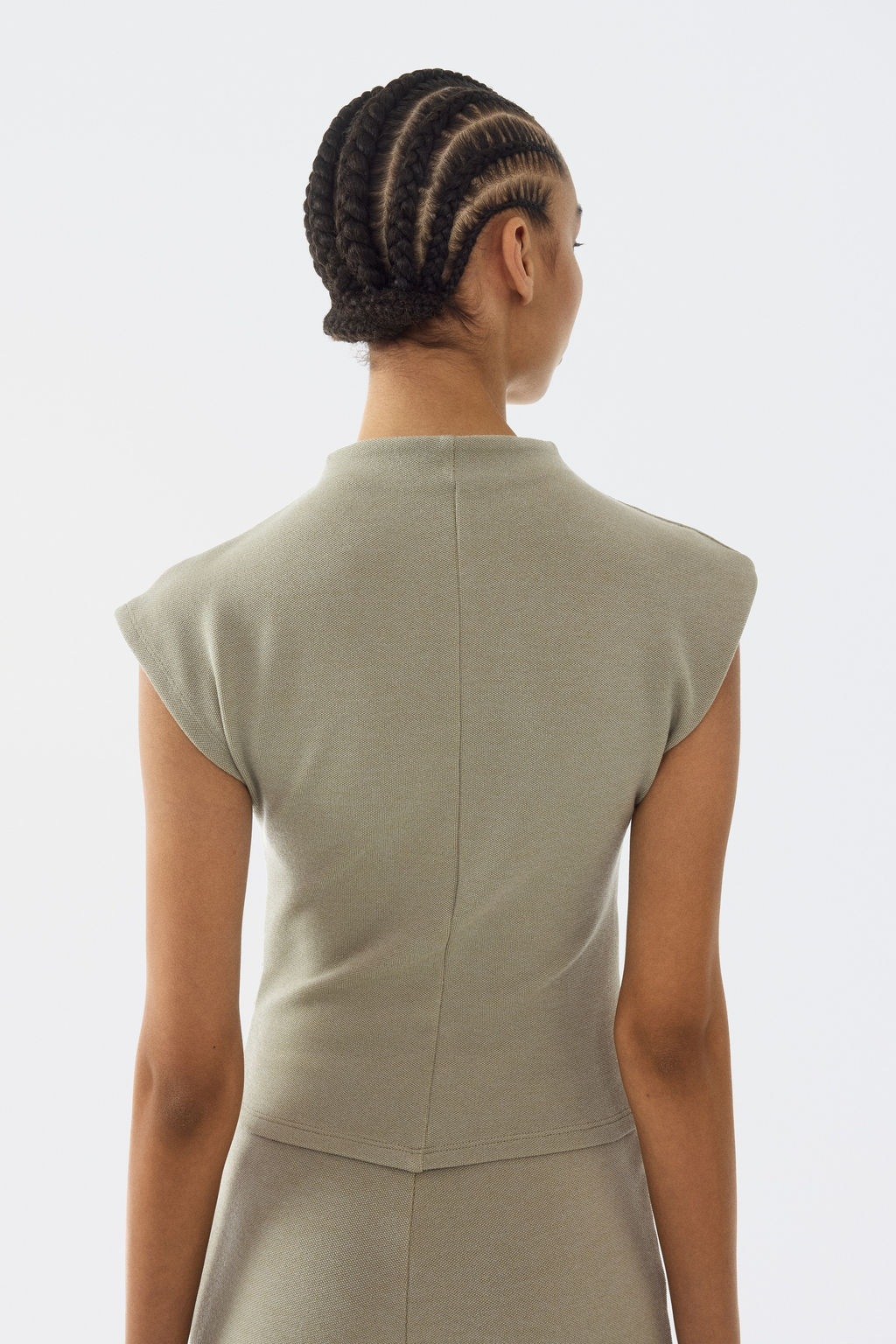 Top de punto con cuello perkins - H&m фото 6