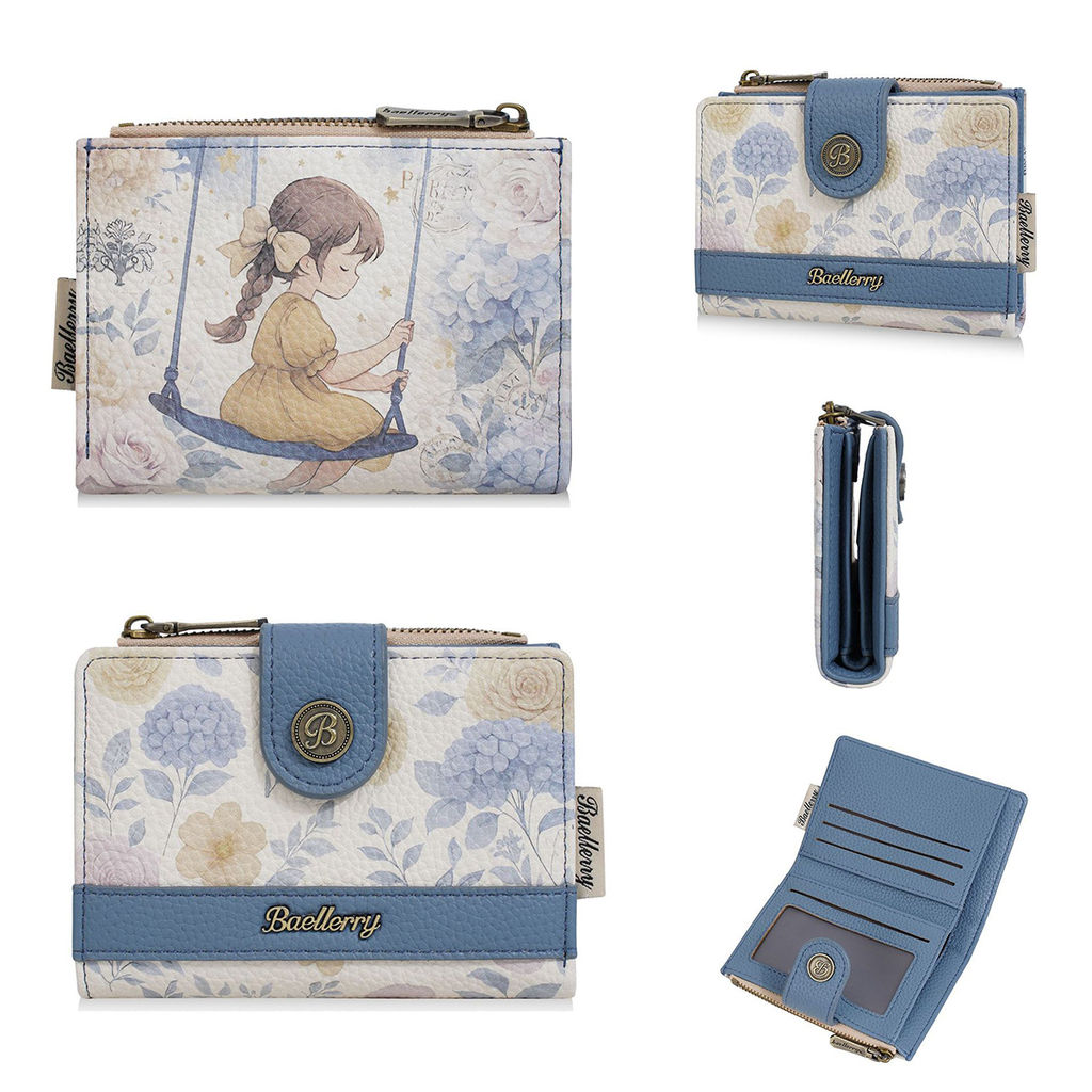 Кошелек W-N8362-Blue