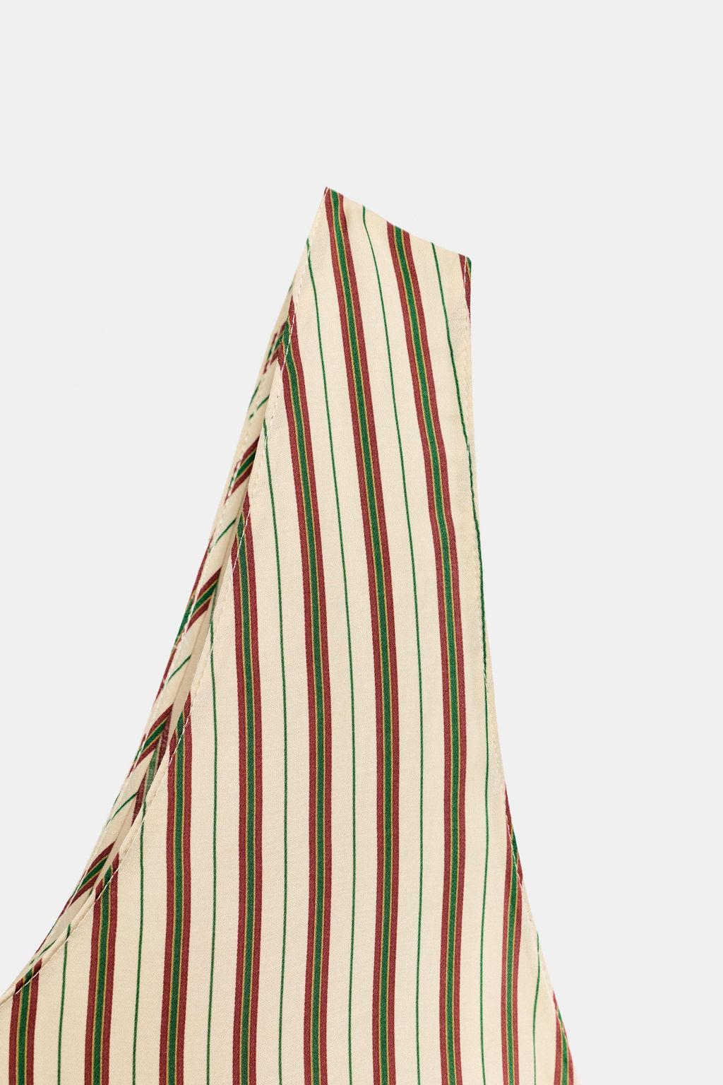 TOP TIRANTES RAYAS ZW COLLECTION / Crudo / Granate - Zara фото 11