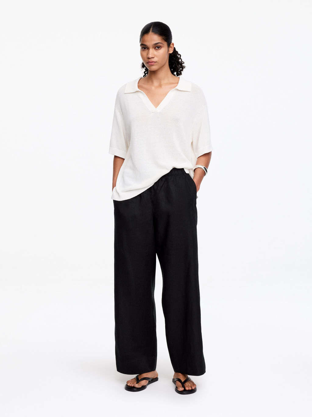 Pantalones de lino - H&m фото 2
