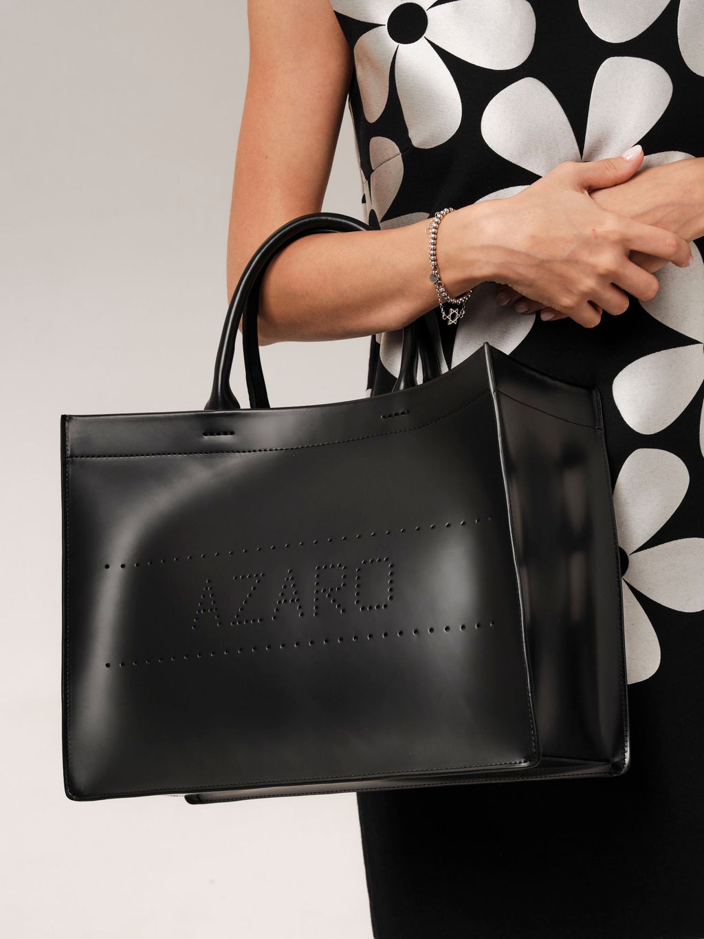 Сумка кожаная Azaro 30578 черный